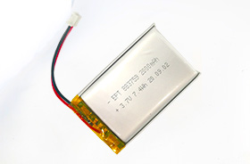 3.7V 883759 2000mAh 備用電源聚合物鋰電池 3.7V 883759 2000mAh 備用電源聚合物鋰電池